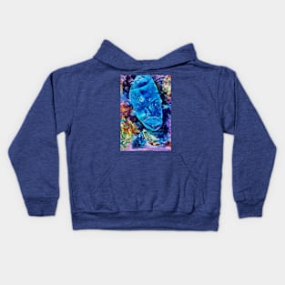 Blue Groper Fish Kids Hoodie